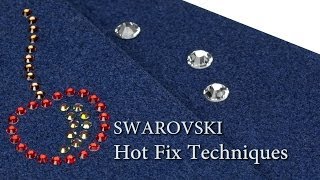 Artbeads Quick Tutorial  Swarovski Hotfix Techniques with Nick Regine [upl. by Gosney994]