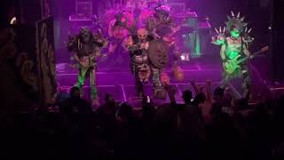 GWAR Salaminizer and Techno Destructo intro Live at The Observatory Santa Ana CA 112421 [upl. by Zebadiah]