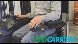 UniCarriers reach trucks  Your fully adjustable workplace [upl. by Llennej]