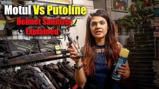 Which Helmet Sanitizer to opt for  Motul or Putoline [upl. by Corso]