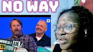 First Time Watching  WOULD I LIE TO YOU quotBob Mortimer Loses His Teeth On KitKat Chunky  REACTION [upl. by Ardnuek]