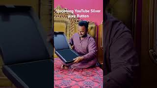 Unboxing YouTube Silver Play Button ❤️😍😘khadijafarhanvlogs silverplaybutton [upl. by Nostaw686]