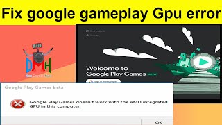 Google Play games doesnt work with integrated gpu on this computer [upl. by Yanttirb427]