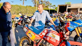 Guide around the crazy 154 Dakar style bikes entered in Sandraiders 2024 [upl. by Shena]