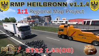 ETS2 149 Open beta HEILBRONN 11 Standalone map for ETS2 versions1485149 [upl. by Llenahc]