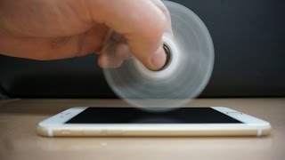 1000 MPH Fidget Spinner vs iPhone 7 [upl. by Tnarb]