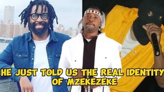 Dj sbu just revealed the real person behind the mask of mzekezeke  quotthe confession quot [upl. by Aiken]