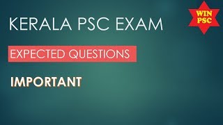 PSC EXAM EXPECTED QUESTIONS  COMPANY BOARD EXAM  CIVIL POLICE OFFICER EXAM [upl. by Ransom]