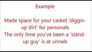 How to Rap  Wordplay pt1  Double Meanings [upl. by Chance54]