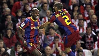 Los goles de Abidal con el FC Barcelona [upl. by Nordna]