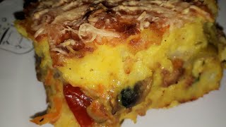 Gratin pomme de terre et légumesوجبة الإفطار أو عشاء متكاملة صحية وخفيفة بمقاديير موجودة في كل بيت [upl. by Machos265]