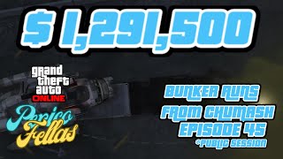 Bunker Runs From Chumash in GTA 5 Episode 45 public session SOLO [upl. by Ylak]