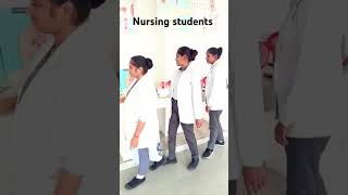 🏥🥼GNM nursing students🥼🩺 shorts shortsfeedytshortviralvideo ☺️ [upl. by Hilton639]