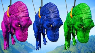 🔴Hunting found Jurassic World Evo 2‼️Trex King kong crocodile Pteranodon Godzila Megalodon [upl. by Dewhirst]