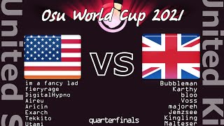 osu World Cup 2021 United States VS United Kingdom quarterfinals [upl. by Alano377]