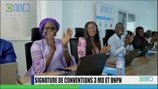 SIGNATURE DE CONVENTION ENTRE 3 MD et ONPN Office nationale des pupilles de la nation [upl. by Aneeles]