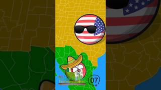 Mexico recupera sus antiguos Territorios  Countryballs  Enrique Estudios Entretenimiento [upl. by Auqenet]