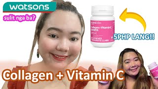 HONEST REVIEW OF TAKING NUTRABLISS BY WATSONS COLLAGEN  VITAMIN C [upl. by Ymor841]