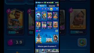 3 mazos para la arena 9Clahs Royale [upl. by Ez566]