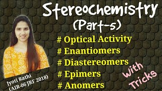 Stereochemistry Part5Tricks to find Optical ActivityEnantiomers Diastereomers Epimers anomers [upl. by Omolhs]