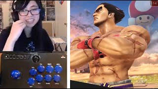 Playing Kazuya with a Fight Stick in Smash  Day 1 [upl. by Itram700]