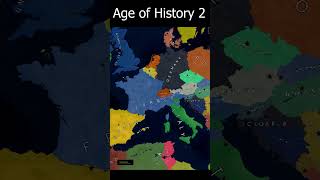 France VS Italy geopolitics map ageofhistory2ii history europe ageofhistory geography aoh2 [upl. by Mad]