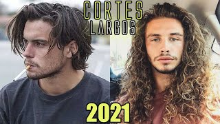 7 CORTES de CABELLO MEDIOLARGO de HOMBRE a la MODA 20202021  ¿Como peinarse [upl. by Manly880]