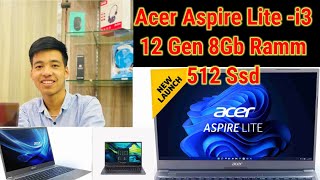 Acer Aspire Lite i3 12 Gen 8 Gb Ram 512 Ssd windows11 [upl. by Lev]