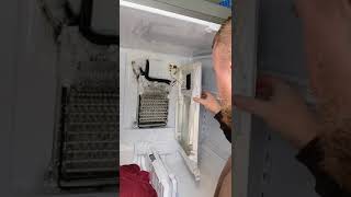 Samsung refrigerator evaporator fan noise icing up not maintaining a safe temperature fix attempt [upl. by Marybeth]