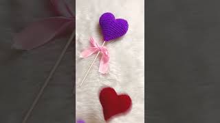 Hearts DIY crochetrainbowsandbutterflies diy craft [upl. by Notlil711]