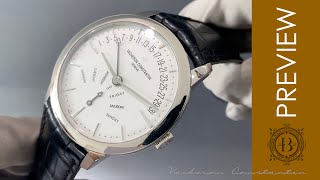 Vacheron Constantin Patrimony Retrograde Day Date 86020000G9508 Wristwatch [upl. by Adlecirg]