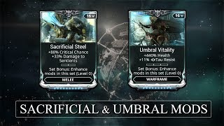 Warframe  Using Sacrificial amp Umbral Mods On Regular Gear [upl. by My783]