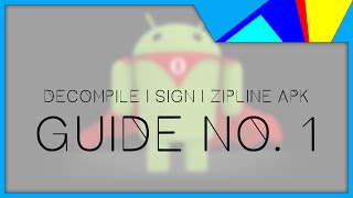 How to Decompile\Recompile apk Sign Ziplign apk  Complete package for GBICSJB [upl. by Aniakudo499]