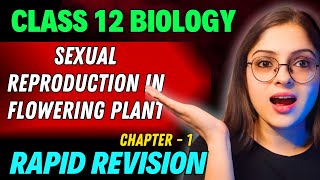 Sexual Reproduction in Flowering Plants Rapid Revision 🔥 Full Revision in 30 Min  Class 12 Boards [upl. by Eniluqcaj474]