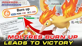 MOLTRES quotBURN UPquot CLEARING UP THE OPPONENTS TEAM LEADS TO VICTORY  Pokemon Showdown [upl. by Neih773]