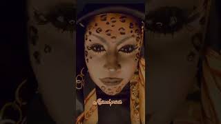 Animal’s prints 🐅👑shortvideo makeup halloween [upl. by Devi]