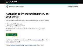 Live HMRC MTD VAT Submission TopNotepad [upl. by Jemimah]