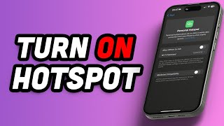 How To Activate Hotspot On iPhone 16  iPhone 16 Pro  iPhone 16 Pro Max [upl. by Ainevuol]