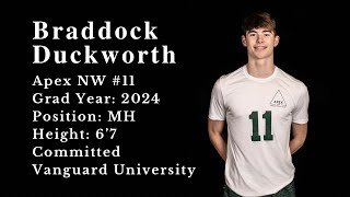 Braddock Duckworth 6’7 MH Apex NW Dennis Lafata Qualifier 18 Open Highlights [upl. by Narrat]