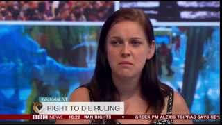 Lauren Nicklinson speaks to BBC about assisted dying case [upl. by Ayela]