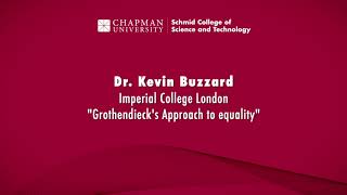 Grothendieck Conference  Kevin Buzzard [upl. by Grizel556]