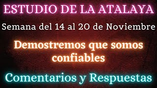 Comentarios para el Estudio de la Atalaya 1117 abril 2022 [upl. by Palm807]