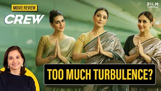 Crew Movie Review by Anupama Chopra  Tabu Kareena Kapoor Khan Kriti Sanon  Diljit Dosanjh [upl. by Laenej853]