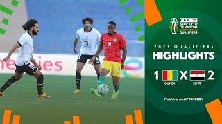 Guinea🆚 Egypt  Highlights  TotalEnergiesAFCONQ2023  MD5 Group D [upl. by Nytsrik]