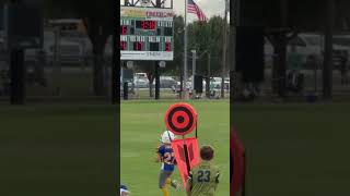 Kickoff return to the house football youth speed youthfootball [upl. by Nauqan]