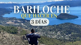 BARILOCHE en 3 días ✅️ GUIA DE VIAJE y lugares imperdibles [upl. by Lehcir254]