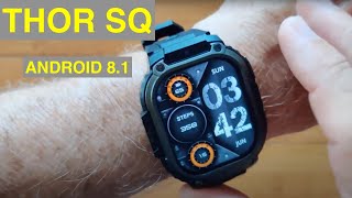 ZEBLAZE THOR SQ Android 81 AMOLED 213” Square Screen 2GB16GB 4G GPS Smartwatch Unbox amp 1st Look [upl. by Chelsea]