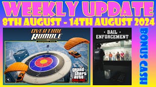 Everything Weekly Update 8th August  14th August 2024  GTA Online 5 [upl. by Linneman836]