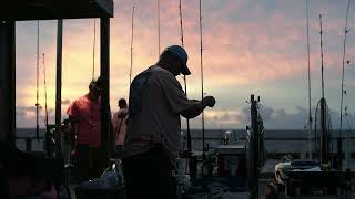 Fall Fishing On The Kure Beach Pier  Contax Zeiss 50mm f14  Sony FX3 [upl. by Dannica391]