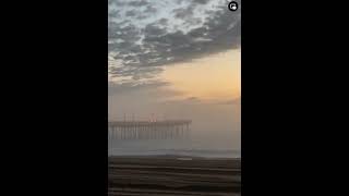 Car drives off the end of VA Beach Fishing Pier [upl. by Ahsile]